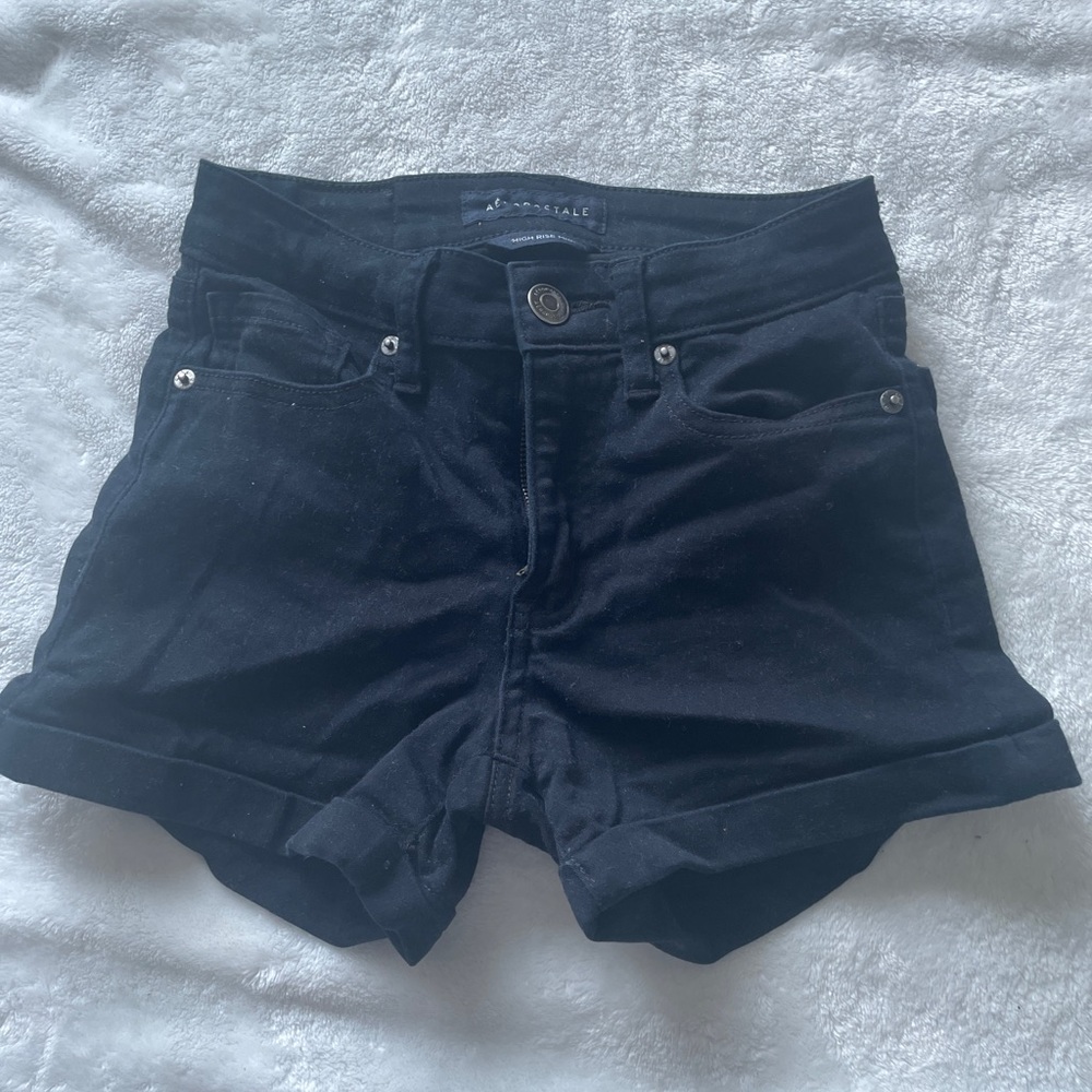 Aeropostale Womens High Rise Midi Shorts